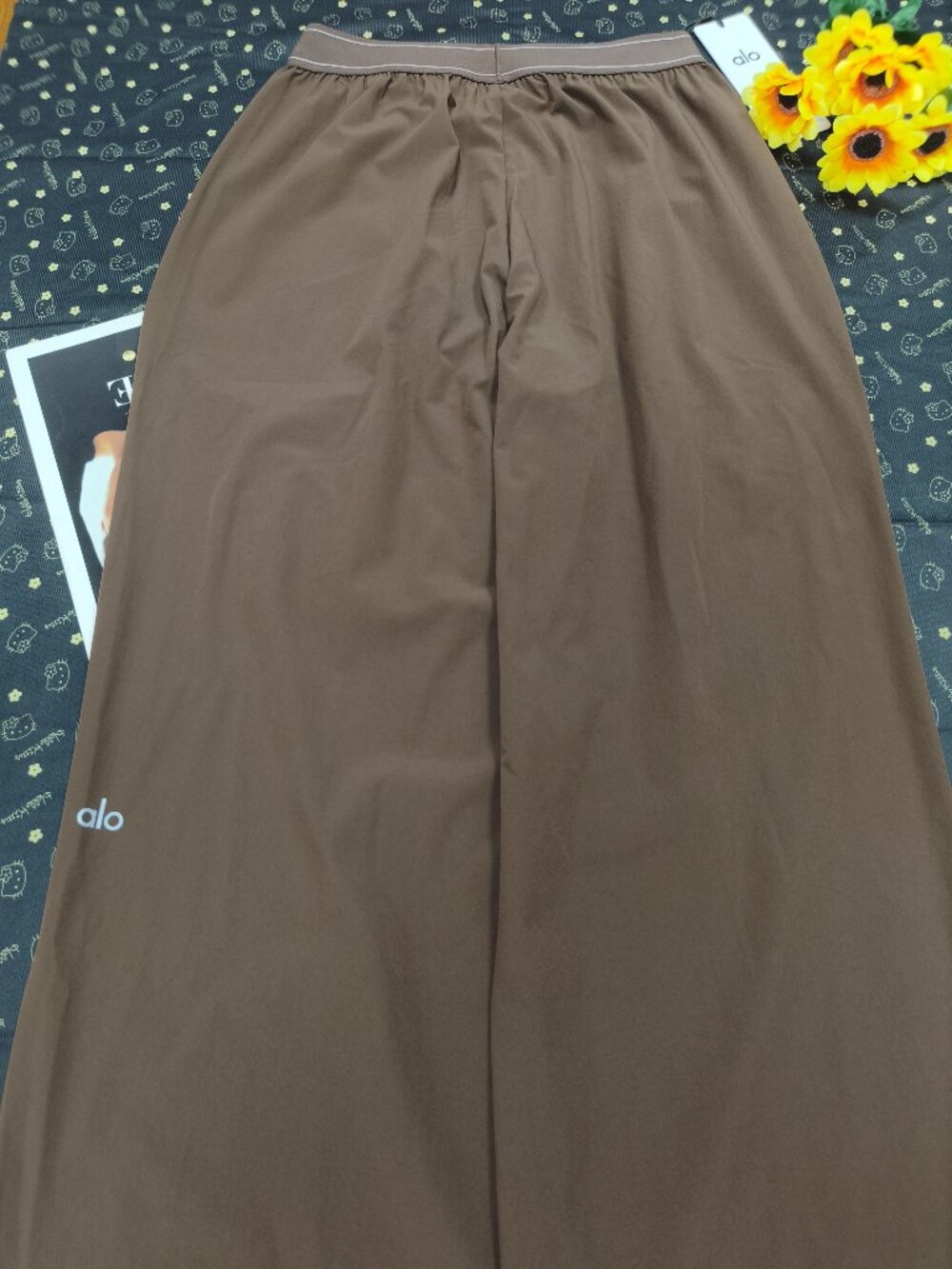 ALO Yoga Espresso Wide Leg XS Trouser Clean Girl Quiet Luxury Style(Regular)🏖😎 - Picture 4 of 7
